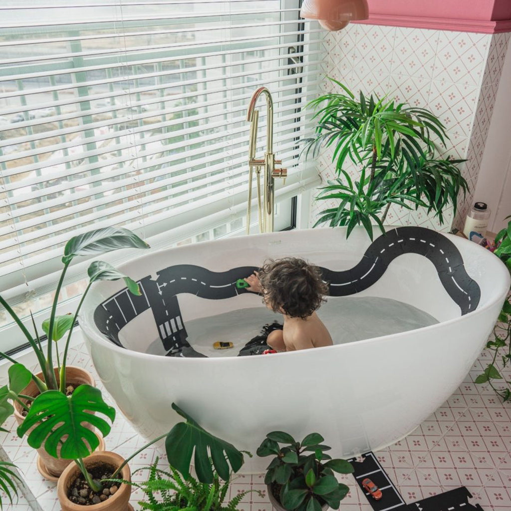 Waytoplay bilbane i gummi, 24 dele - Highway