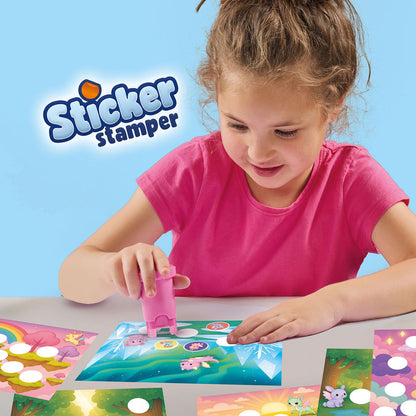 SES Creative Stempel med klistermærker, Fantasidyr