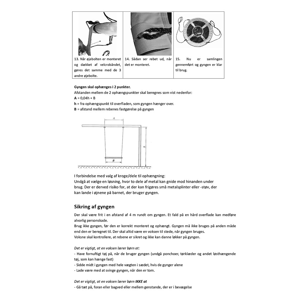 KREA Redegynge, rund Ø: 70 cm - Black