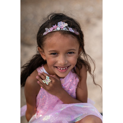 Great Pretenders udklædningstøj, Havfruekjole, Misty pink - Str. 3-8 år