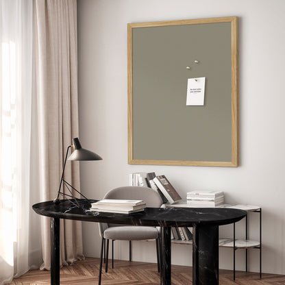 Opslagstavle m. egetræsramme, Green Symphony  62 x 42 cm