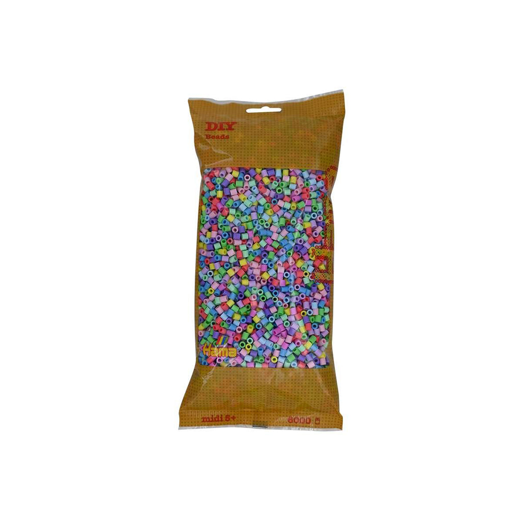 Hama Midi perler, pastel mix - 6000 stk
