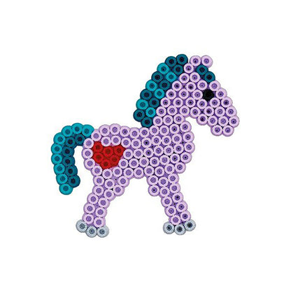 Hama Midi gruppepakning, 4 perleplader + 3000 perler - prinsesse og hest