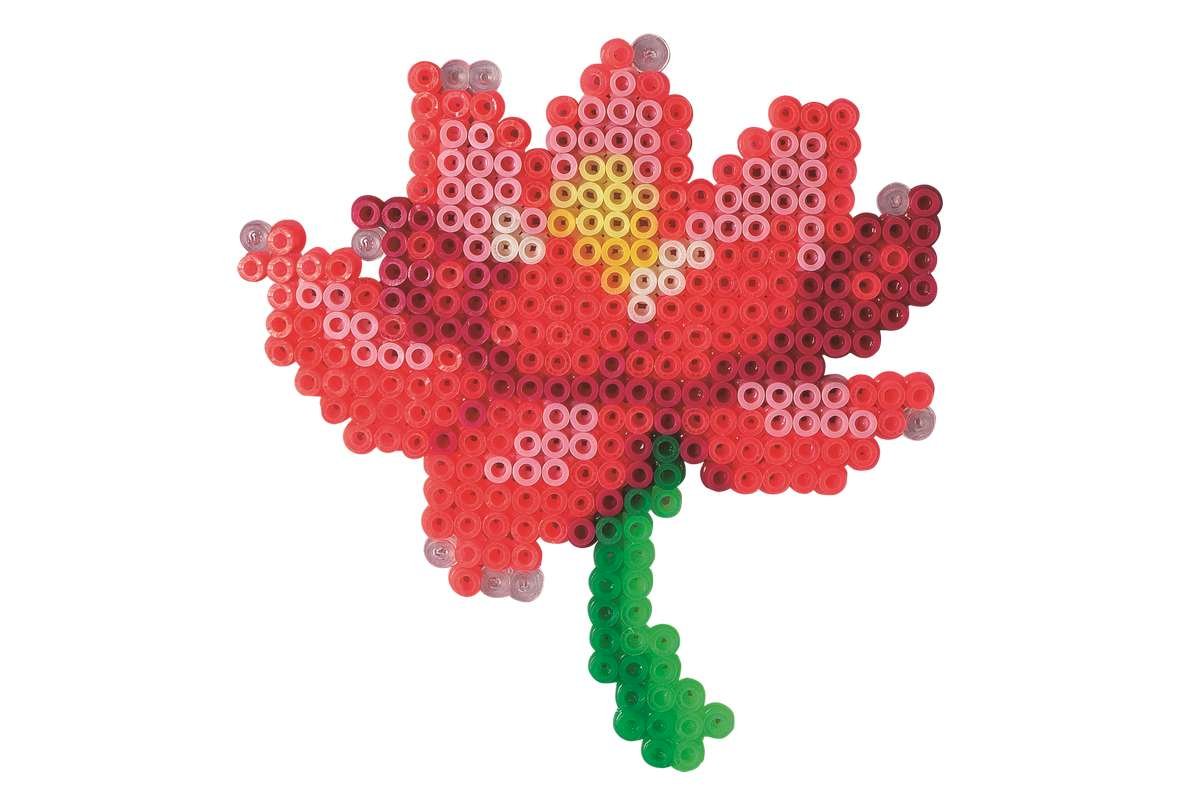 Hama perlepladesæt, 2000 Mini perler, blomster