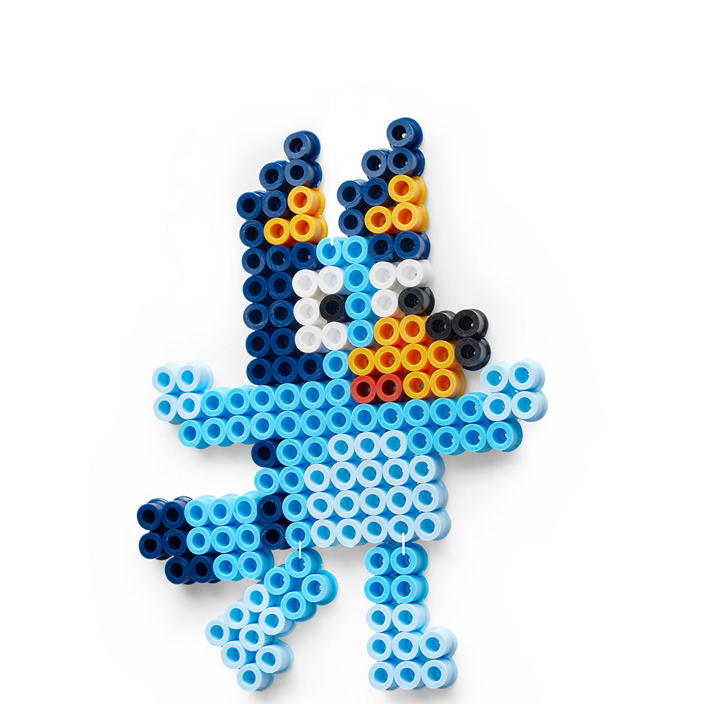 Hama Maxi perlepladesæt i bøtte, Bluey