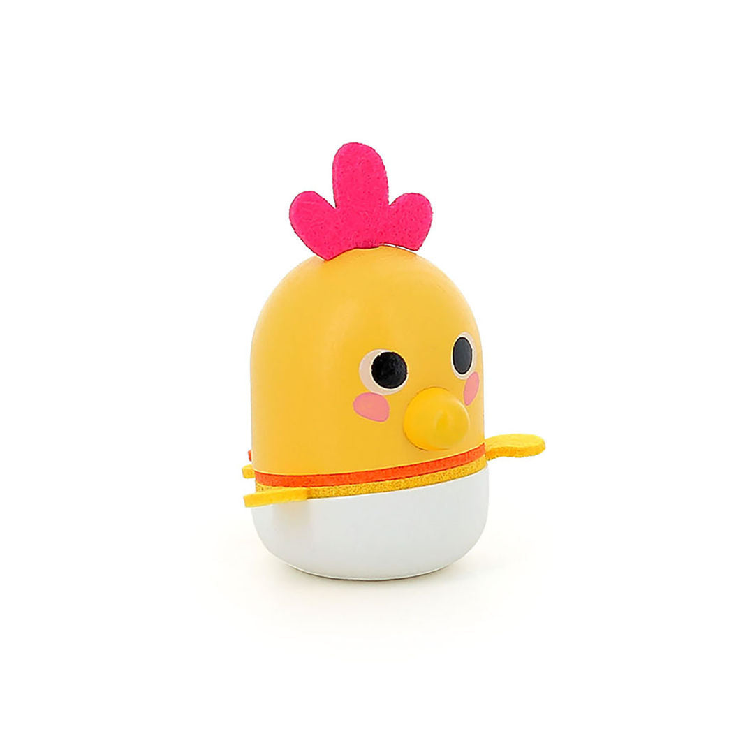 Vilac Dyrerangle i træ, maracas for de mindste, 4 ass. dyr - prisen er for 1 stk.