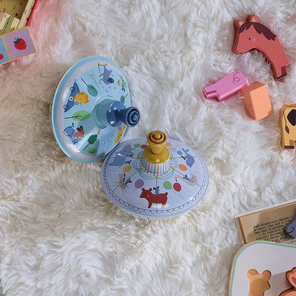 Vilac, Snurretop i metal - ass, farver