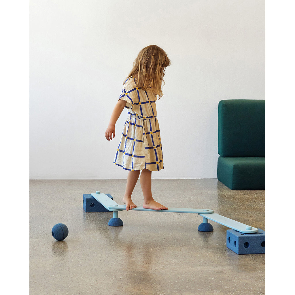 Modu 3 skumbolde, Deep blue/ Sky blue