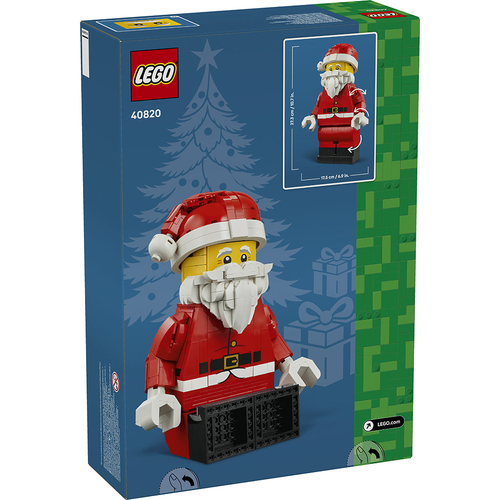 LEGO® Opskaleret minifigur af julemanden