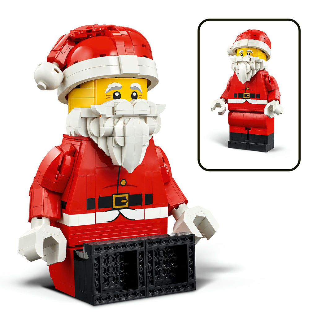 LEGO® Opskaleret minifigur af julemanden