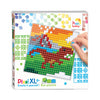 Pixel mosaic, XL mosaic perler - Dinosaur