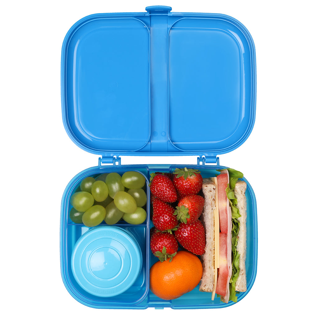 Sistema Ribbon lunch madkasse med aftageligt rum, 1.1L -  Blue