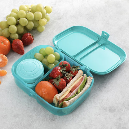 Sistema Ribbon lunch madkasse med aftageligt rum, 1.1L - Teal