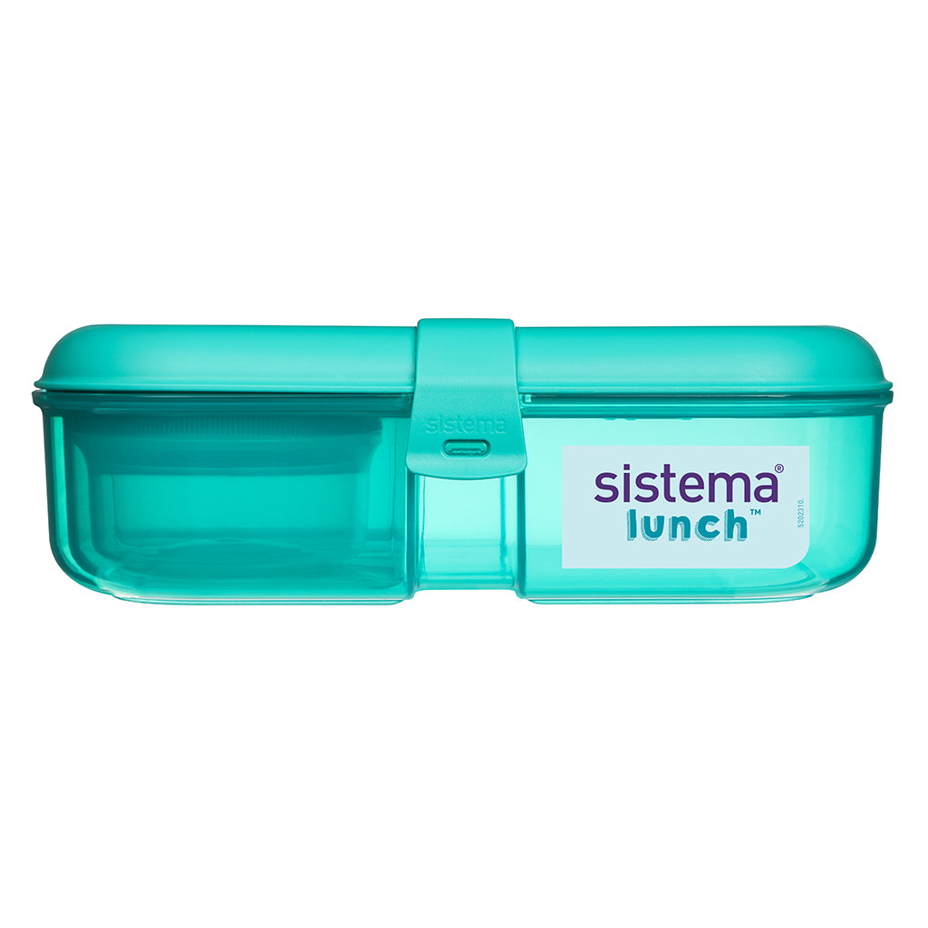 Sistema Ribbon lunch madkasse med aftageligt rum, 1.1L - Teal