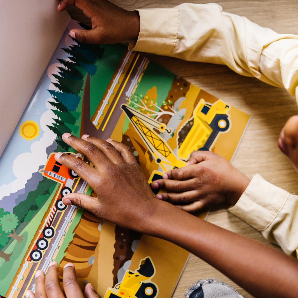 Skumklistermærker, genanvendelige - køretøjer