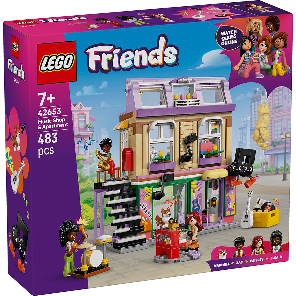 LEGO® Friends, Musikbutik og lejlighed