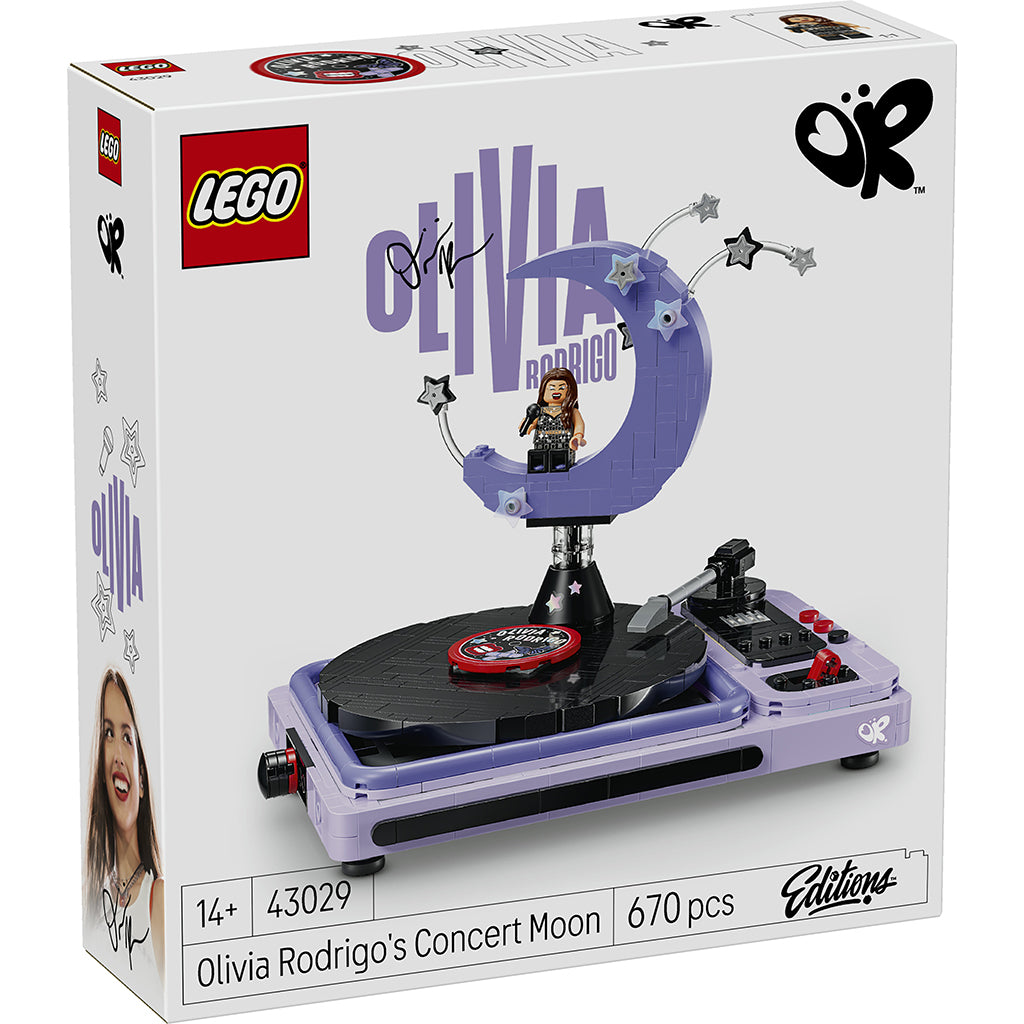 LEGO® Editions Olivia Rodrigos scenemåne
