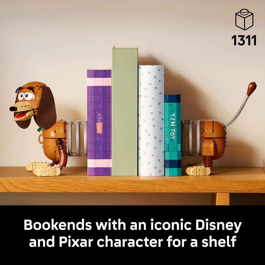 LEGO® Disney™ og Pixar Toy Story-bogstøtter med hunden Slinky