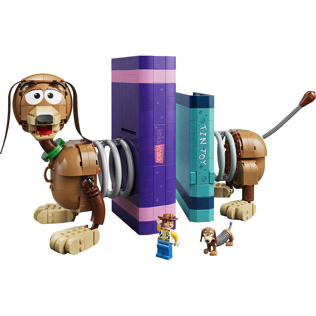 LEGO® Disney™ og Pixar Toy Story-bogstøtter med hunden Slinky