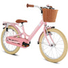 Puky Youke Classic cykel m. håndbremse og cykelkurv, 18" - Retro rose - Fra 5 år