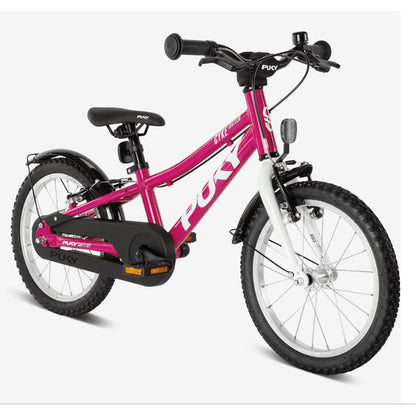 Puky Cyke 16&quot; free whell, børnecykel kun m. håndbremse, Berry/white - Fra 4 år