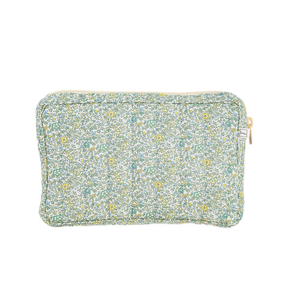 Bon Dep Pouch small, toilettaske med Liberty - Katie and Millie green