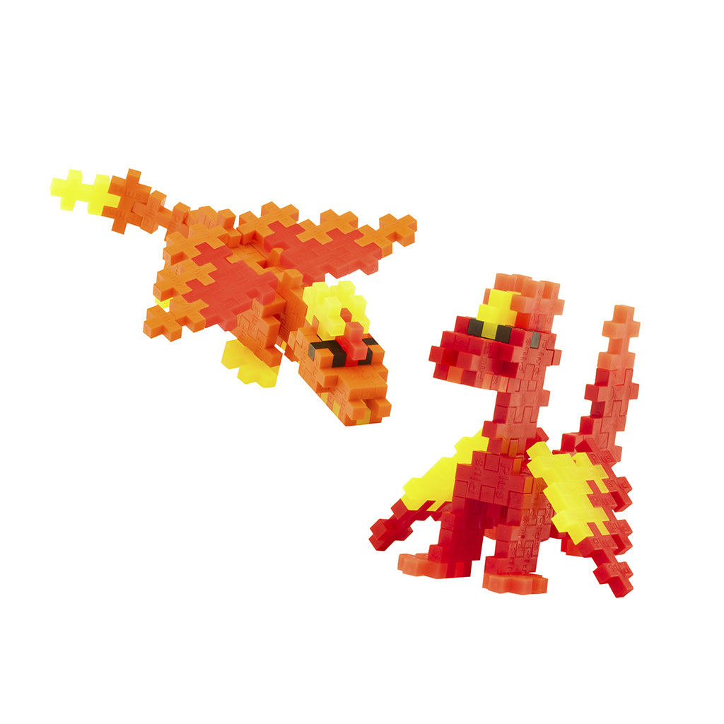 Plus-Plus Fire dragon, 100 stk i rør