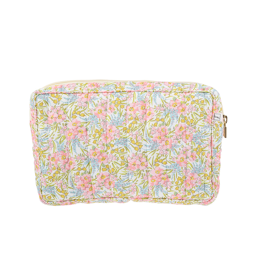 Bon Dep Pouch small, toilettaske med Liberty - Swirling Petals Pink