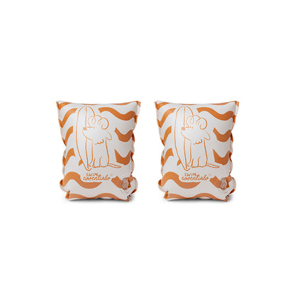 Swim Essentials, Badevinger 2-6 år - Orange Surfer