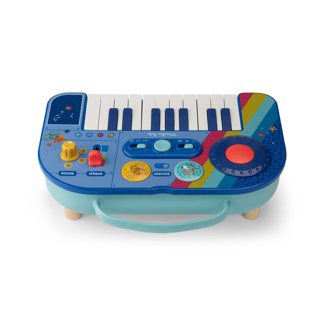 Moulin Roty elektrisk keyboard - Puce &amp; Pilou