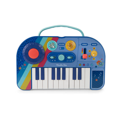 Moulin Roty elektrisk keyboard - Puce &amp; Pilou