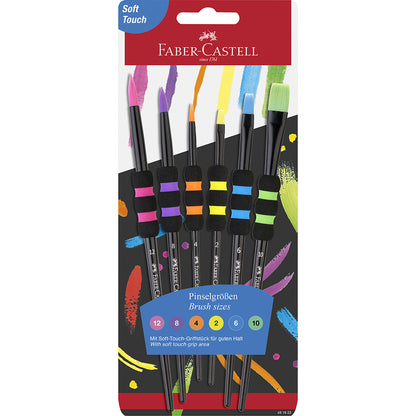 Faber-Castel, Penselsæt til børn – 6 stk Soft Touch