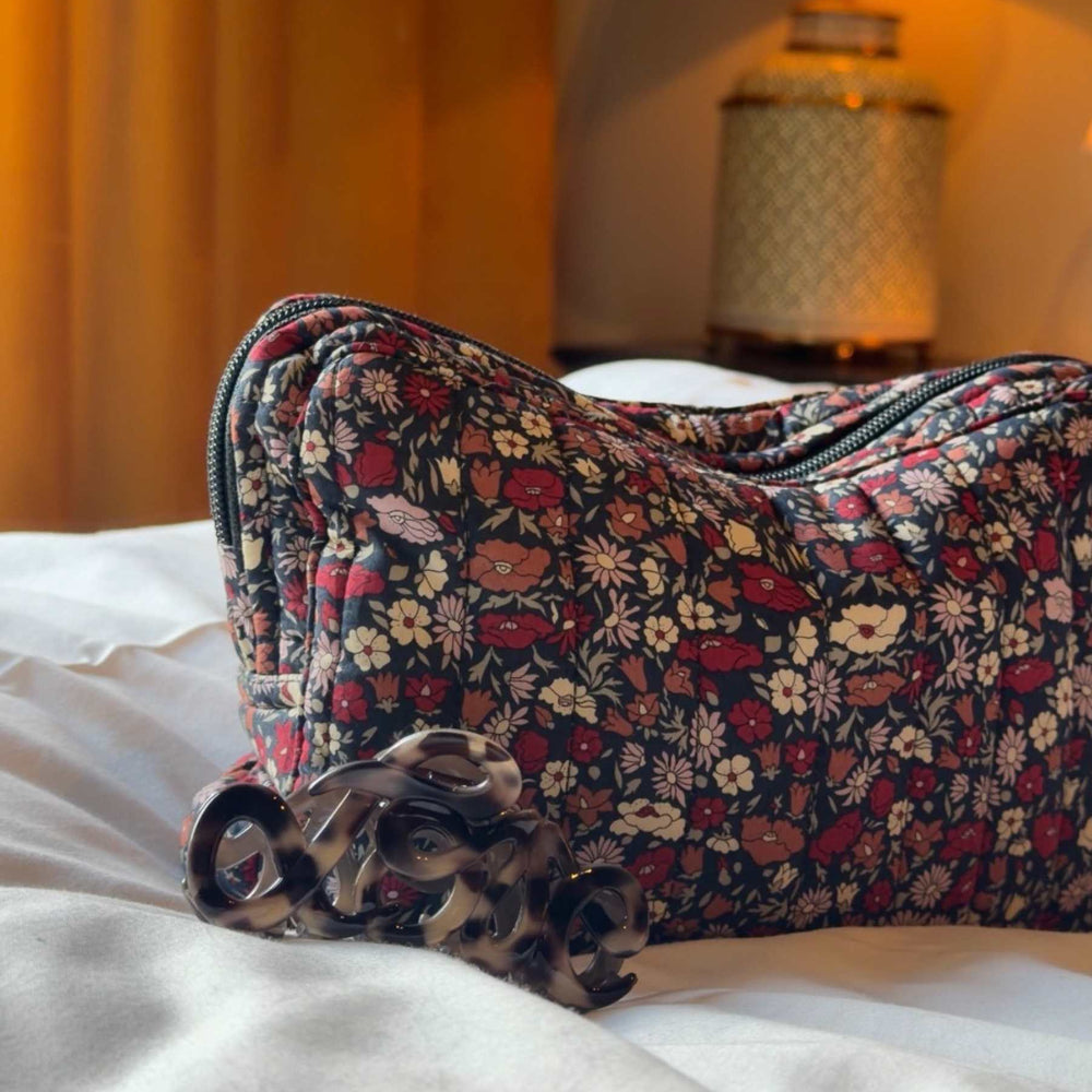 Bon Dep Pouch small, toilettaske med Liberty - Petal &amp; Daisy