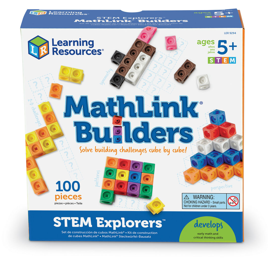Learning Resources MathLink® Builders - Aktivitetssæt m. byggeudfordringer
