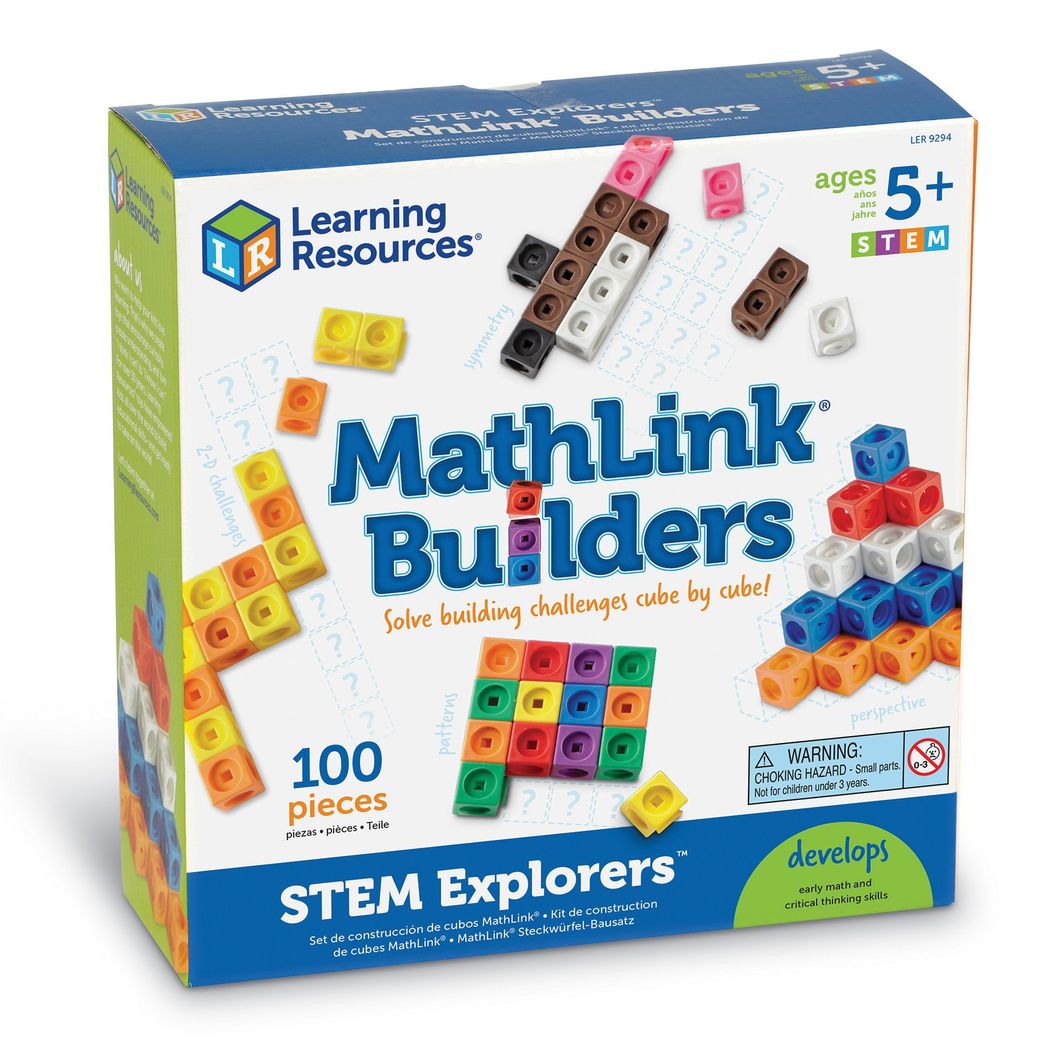 Learning Resources MathLink® Builders - Aktivitetssæt m. byggeudfordringer