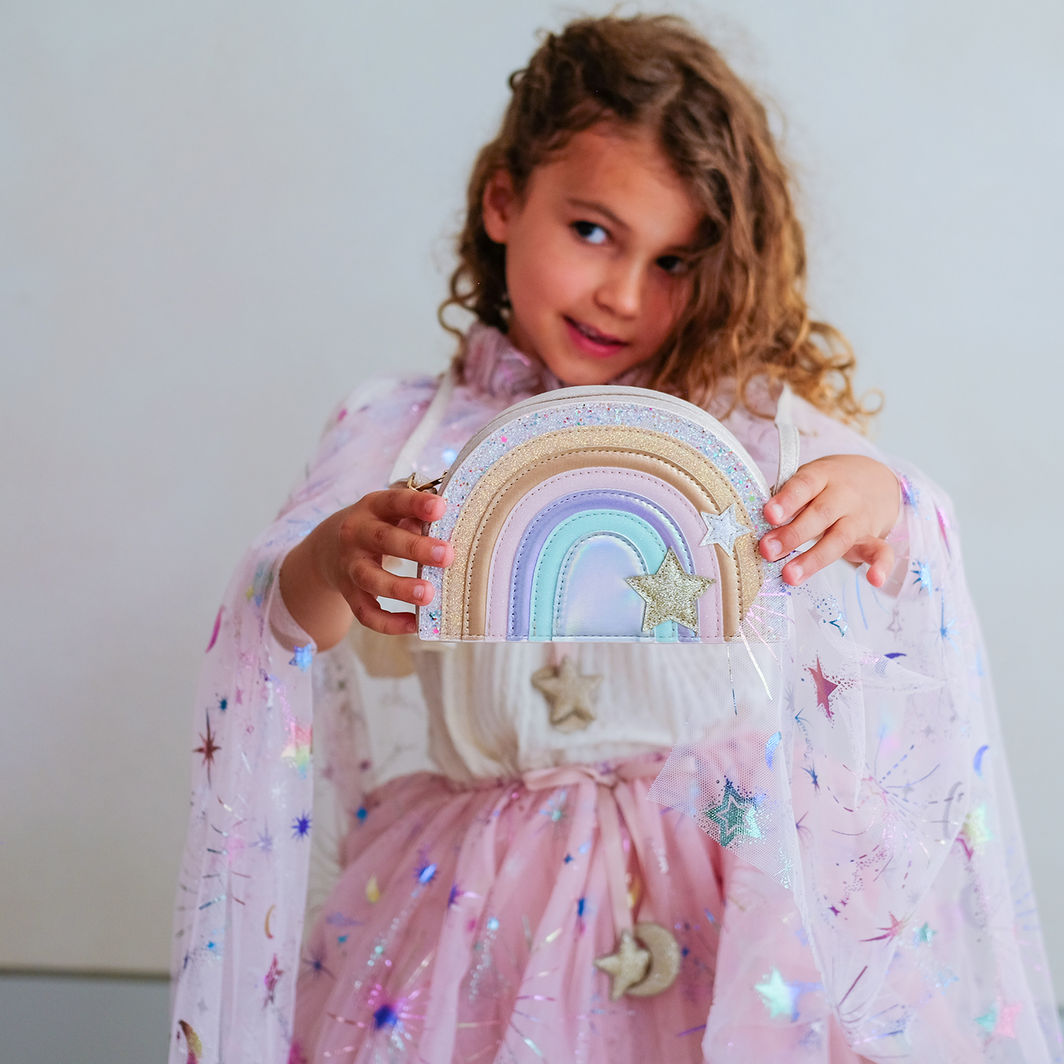 Mimi &amp; Lula Skuldertaske - Rainbow Dreamwish