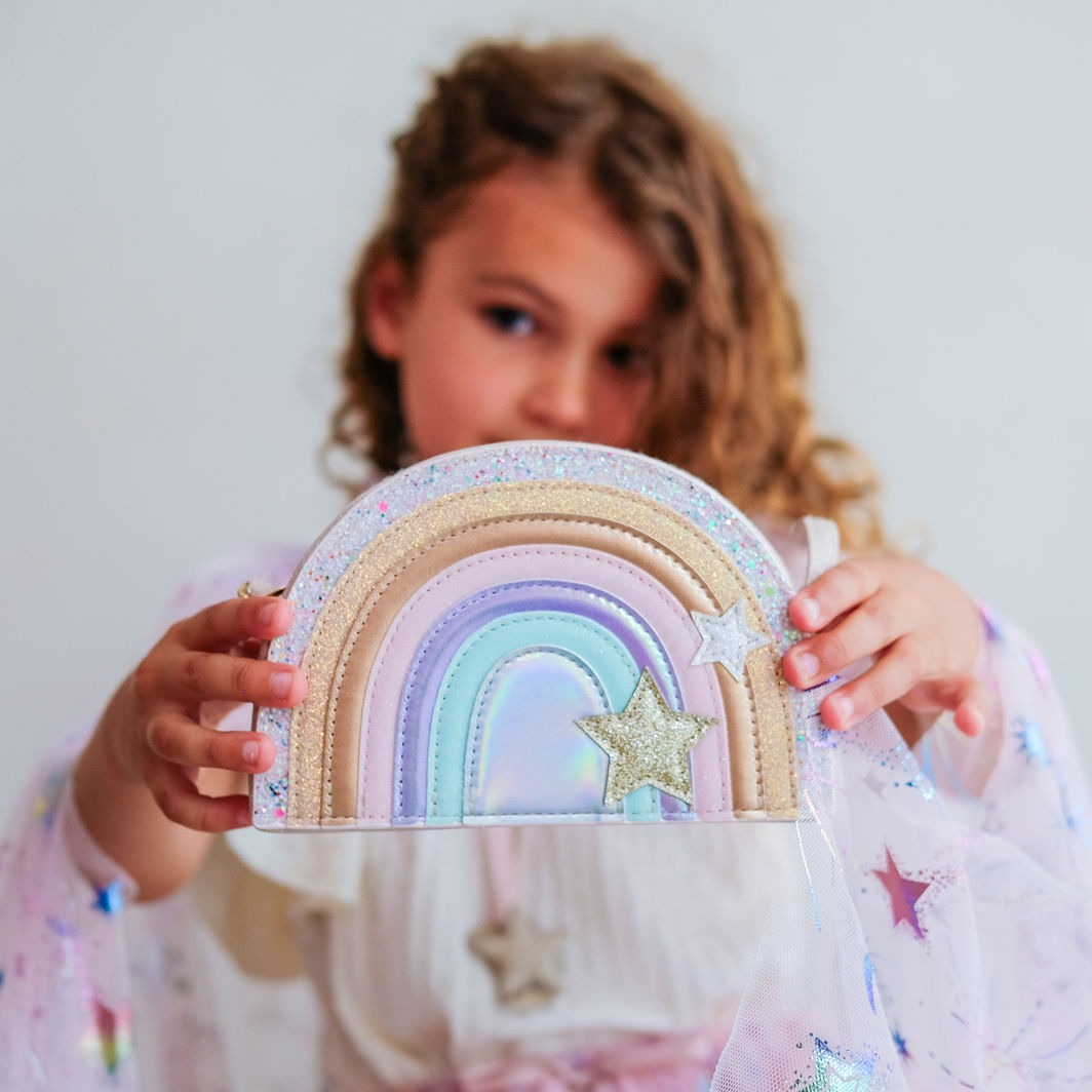 Mimi &amp; Lula Skuldertaske - Rainbow Dreamwish