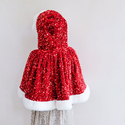 Mimi &amp; Lula Julekappe - Mrs Claus Sequin Christmas