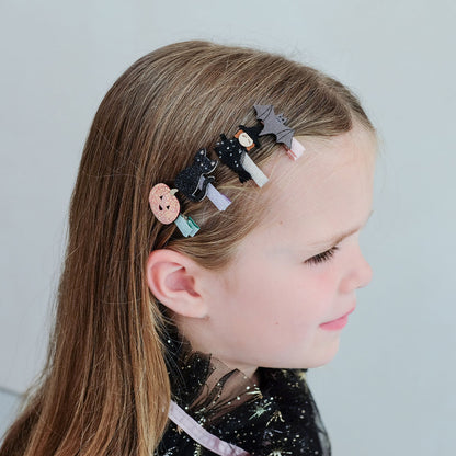 Mimi &amp; Lula hårpynt, 8 hårclips - Mini Halloween