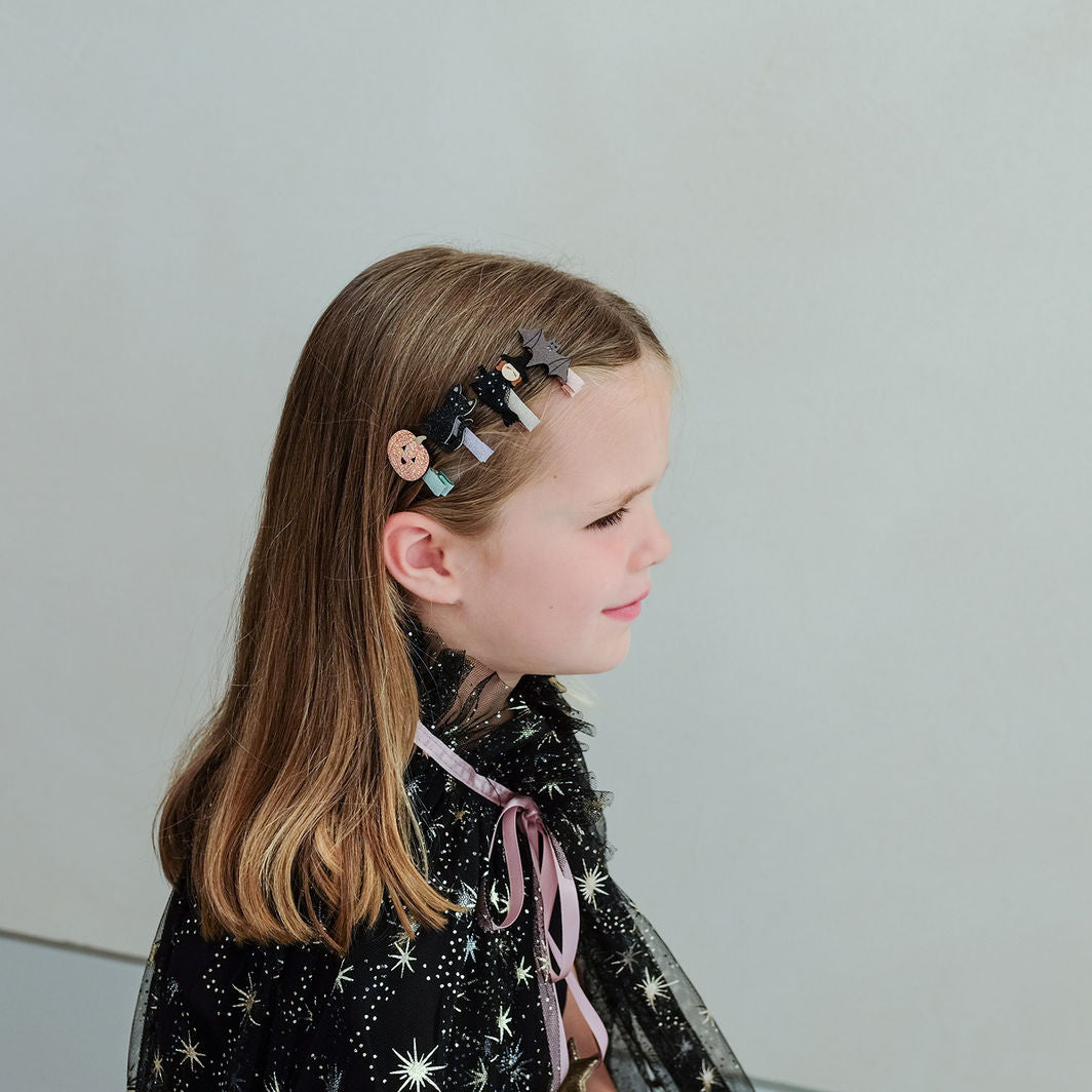 Mimi &amp; Lula hårpynt, 8 hårclips - Mini Halloween