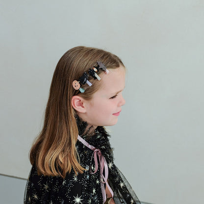 Mimi &amp; Lula hårpynt, 8 hårclips - Mini Halloween