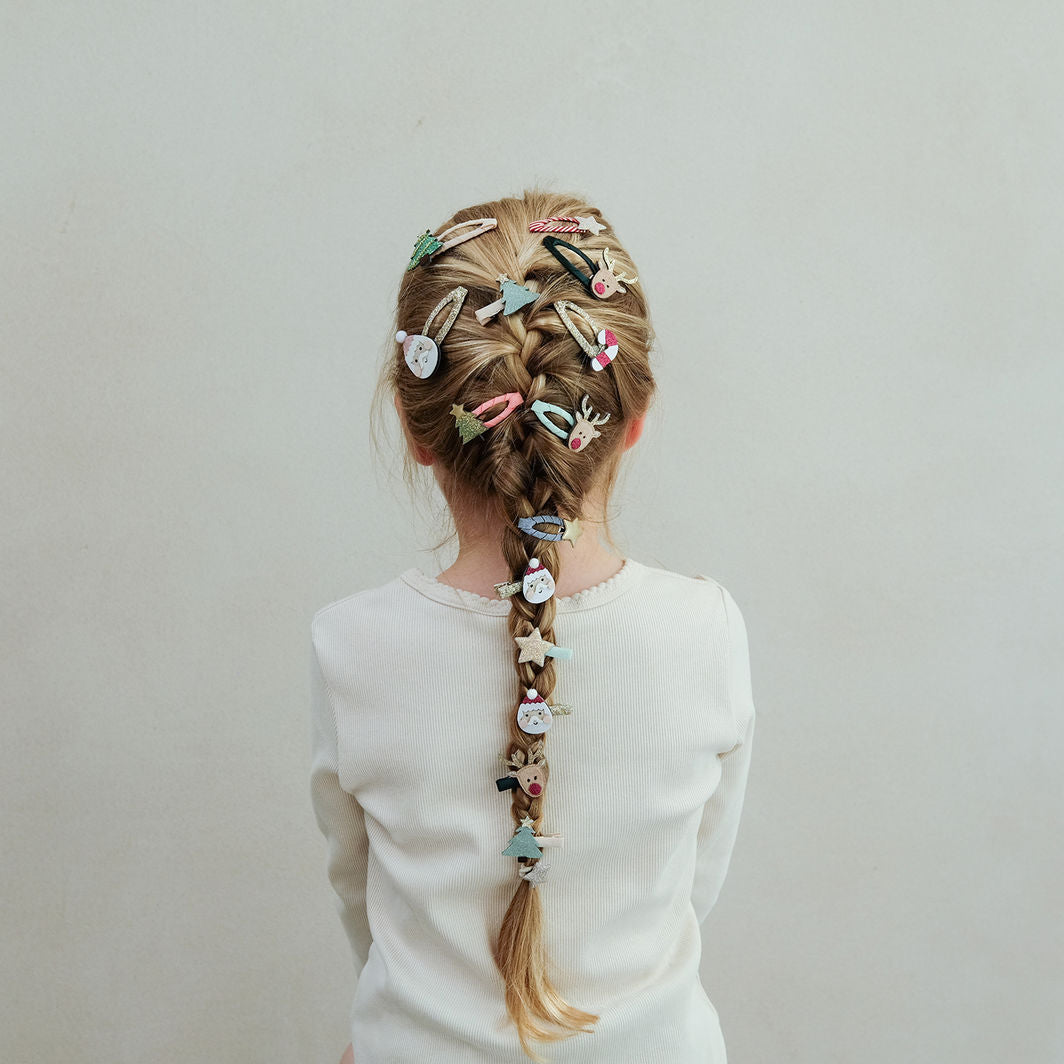 Mimi &amp; Lula 4 hårspænder, Rudolph &amp; Candy Christmas