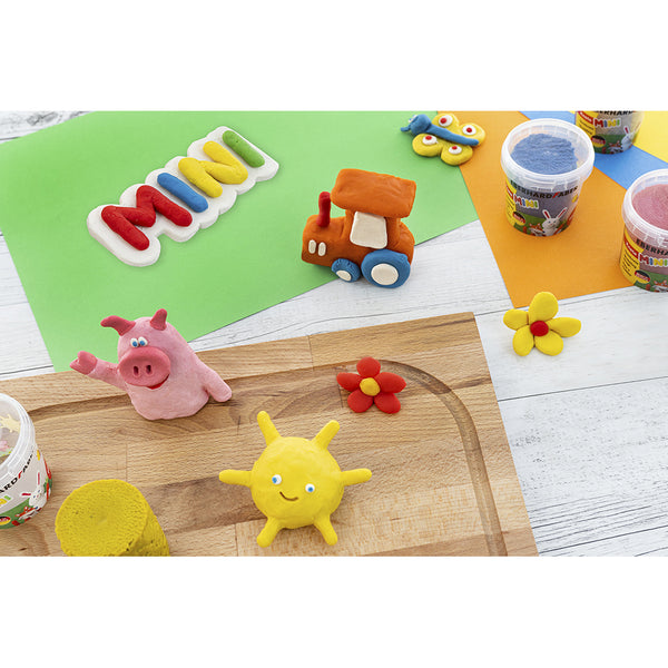 FaberCastell EFA Vegan modellervoks, 4 x 140 g 4 basis farver