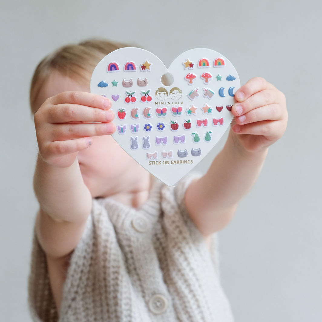 Mimi &amp; Lula Selvklæbende ørestickers 25 par - Mixed Earrings