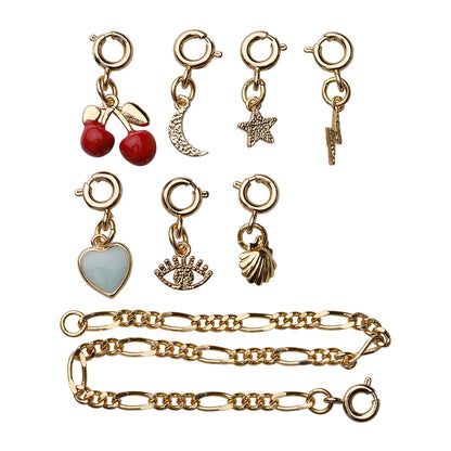 Me &amp; My Box, DIY smykkeboks, Charming - armbånd m vedhæng til børn