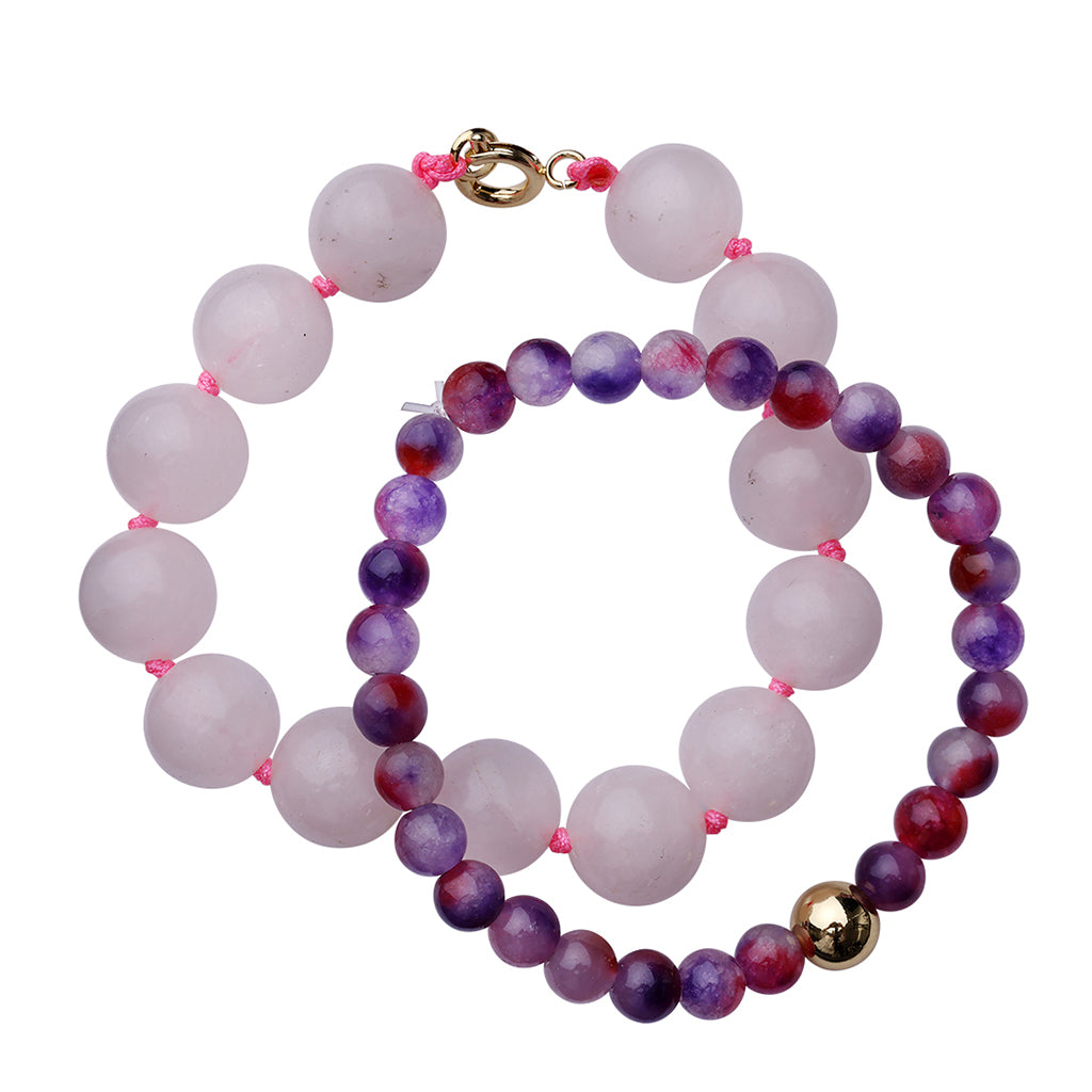 Me &amp; My Box, DIY smykkeboks, Roseberry - 2 armbånd til børn