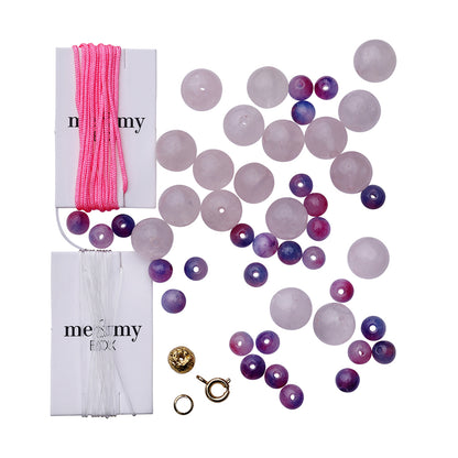 Me &amp; My Box, DIY smykkeboks, Roseberry - 2 armbånd til børn