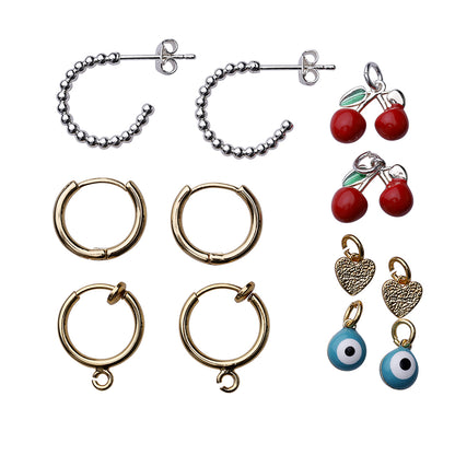 Me &amp; My Box, DIY smykkeboks, Tassel Ear - 3 par øreringe til børn