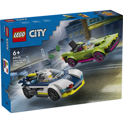 LEGO® City Police, Biljagt med politi og muskelbil