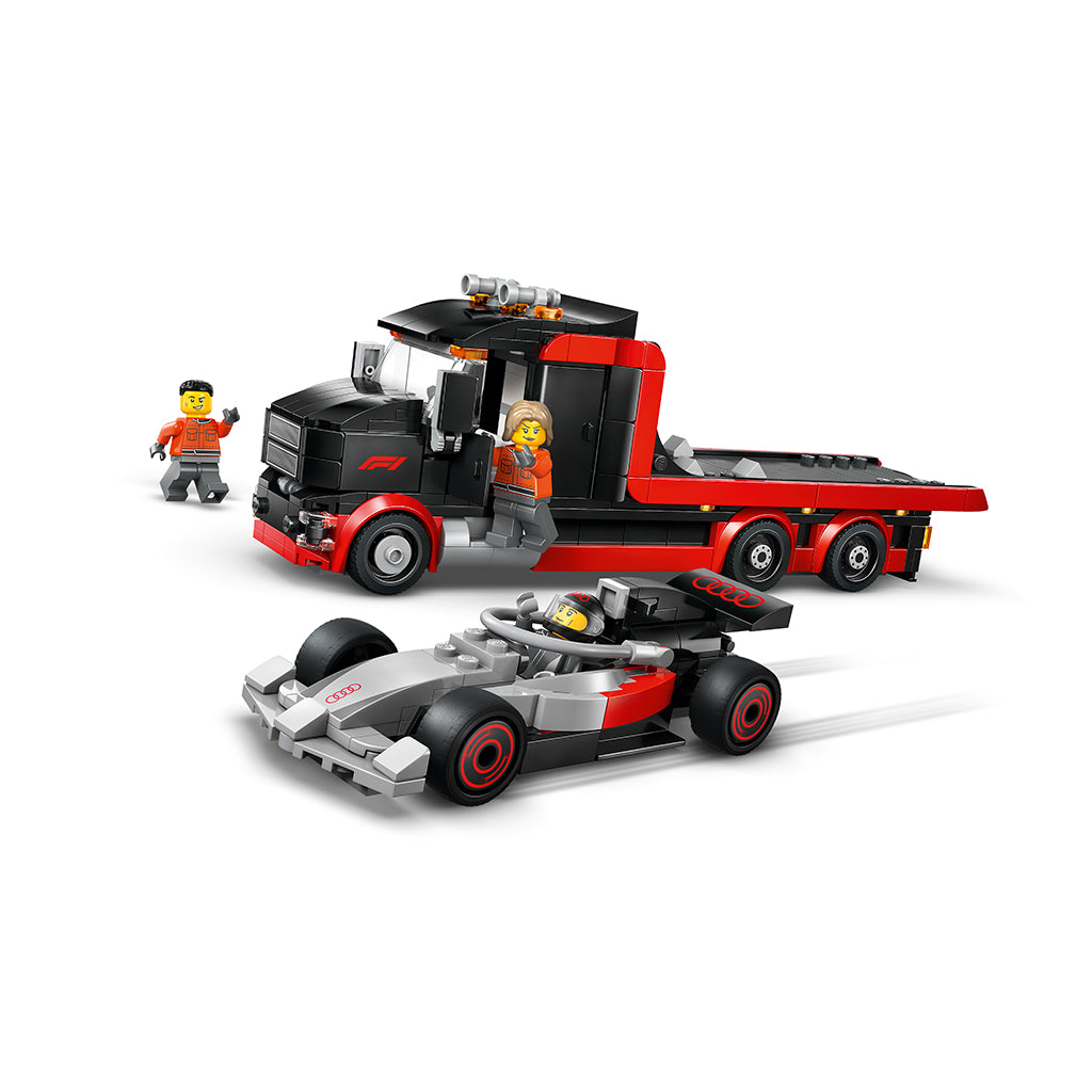LEGO®  City F1®-udstillingstruck med Audi F1®-racerbil